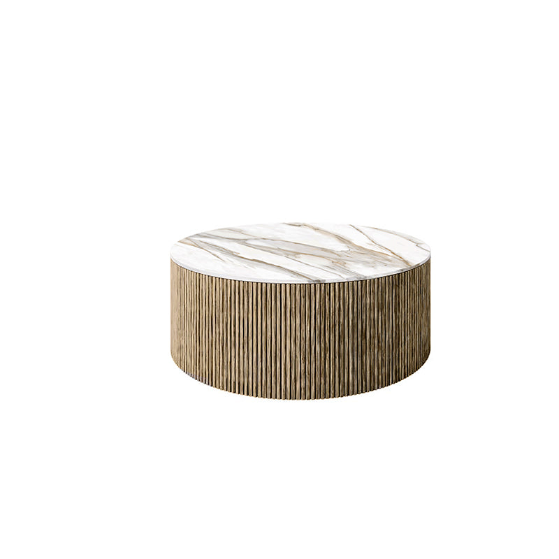 Hampton Aspen Chat Table Outdoor Stone Top Patio Table