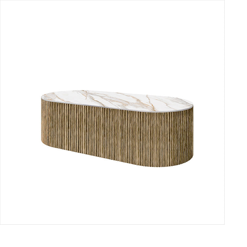 Hampton Aspen Coffee Table Outdoor Stone Top Patio Table