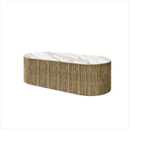 Hampton Aspen Coffee Table Outdoor Stone Top Patio Table