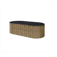 Hampton Aspen Coffee Table Outdoor Stone Top Patio Table