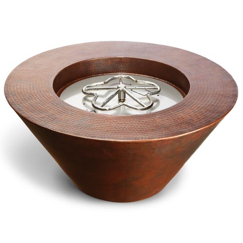 Mesa Hammered Copper Fire Bowl