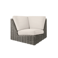 Mia 90 Degree Corner Section Outdoor Patio Modular Cushion Seat