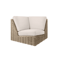 Mia 90 Degree Corner Section Outdoor Patio Modular Cushion Seat
