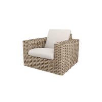 Mia Club Chair Outdoor Patio Wicker Cushion Lounge Arm Chair