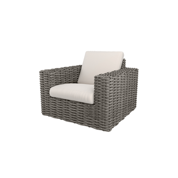 Mia Club Chair Outdoor Patio Wicker Cushion Lounge Arm Chair