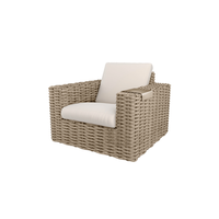 Mia Club Chair Outdoor Patio Wicker Cushion Lounge Arm Chair