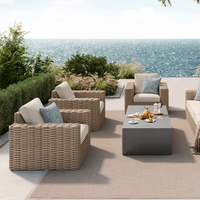 Mia Club Chair Outdoor Patio Wicker Cushion Lounge Arm Chair
