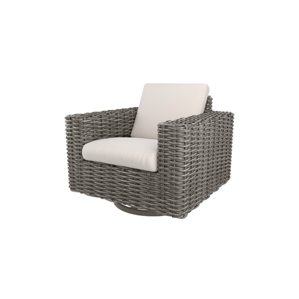 Mia Club Swivel Glider Outdoor Patio Wicker Cushion Chair