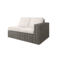 Mia Left Loveseat Section Outdoor Patio Modular Cushion Sofa