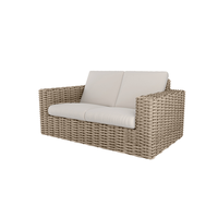 Mia Loveseat Outdoor Patio Wicker Cushion Lounge Sofa Seat