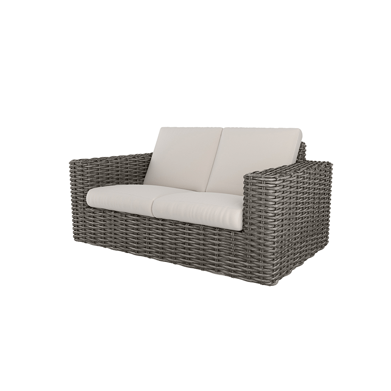 Mia Loveseat Outdoor Patio Wicker Cushion Lounge Sofa Seat
