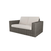 Mia Loveseat Outdoor Patio Wicker Cushion Lounge Sofa Seat