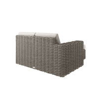 Mia Right Loveseat Section with Chaise Cushion Patio Sofa