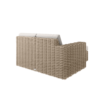 Mia Right Loveseat Section with Chaise Cushion Patio Sofa