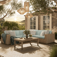 Mia Center Chair Section Outdoor Patio Modular Cushion Seat