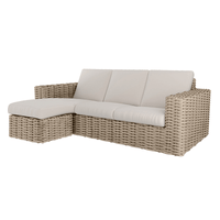 Mia Sofa with Chaise Cushion Outdoor Patio Lounge Sectional Sofa