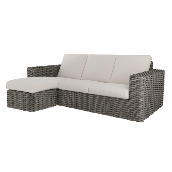 Mia Sofa with Chaise Cushion Outdoor Patio Lounge Sectional Sofa