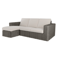 Mia Sofa with Chaise Cushion Outdoor Patio Lounge Sectional Sofa