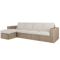 Mia XL Sofa with Chaise Cushion Outdoor Patio Lounge Sectional
