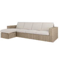 Mia XL Sofa with Chaise Cushion Outdoor Patio Lounge Sectional