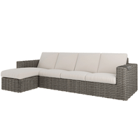 Mia XL Sofa with Chaise Cushion Outdoor Patio Lounge Sectional