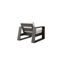 Novara Club Chair Outdoor Patio Aluminum Cushion Lounge Chair