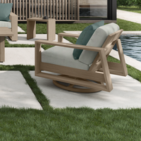 Novara Club Swivel Rocker Outdoor Patio Cushion Lounge Chair