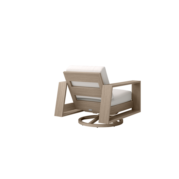 Novara Club Swivel Rocker Outdoor Patio Cushion Lounge Chair