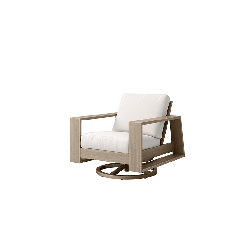 Novara Club Swivel Rocker Outdoor Patio Cushion Lounge Chair
