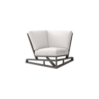 Novara 90 Degree Square Corner Rocking Section Patio Sofa