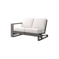 Novara Right Loveseat Rocker Outdoor Patio Cushion Sofa