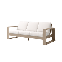 Novara Sofa Outdoor Patio Aluminum Cushion Lounge Couch