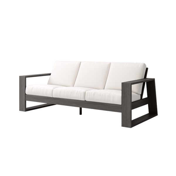 Novara Sofa Outdoor Patio Aluminum Cushion Lounge Couch