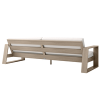 Novara XL Sofa Outdoor Patio Aluminum Cushion Lounge Couch