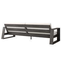 Novara XL Sofa Outdoor Patio Aluminum Cushion Lounge Couch