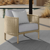 Orleans Club Chair Outdoor Patio Wicker Cushion Lounge Chair