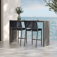 Orleans Counter Height Stool Outdoor Patio Stackable Bar Stool