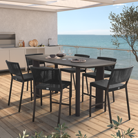 Forano Bellino 84 Counter Dining Table Outdoor Patio