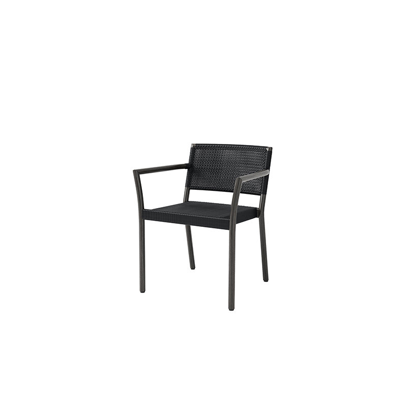 Orleans Dining Arm Chair Outdoor Patio Stackable Wicker Chair