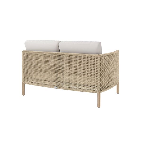Orleans Loveseat Outdoor Patio Wicker Cushion Lounge Sofa