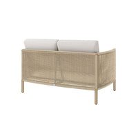 Orleans Loveseat Outdoor Patio Wicker Cushion Lounge Sofa