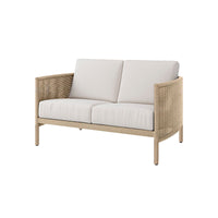 Orleans Loveseat Outdoor Patio Wicker Cushion Lounge Sofa
