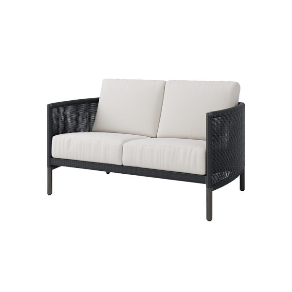 Orleans Loveseat Outdoor Patio Wicker Cushion Lounge Sofa