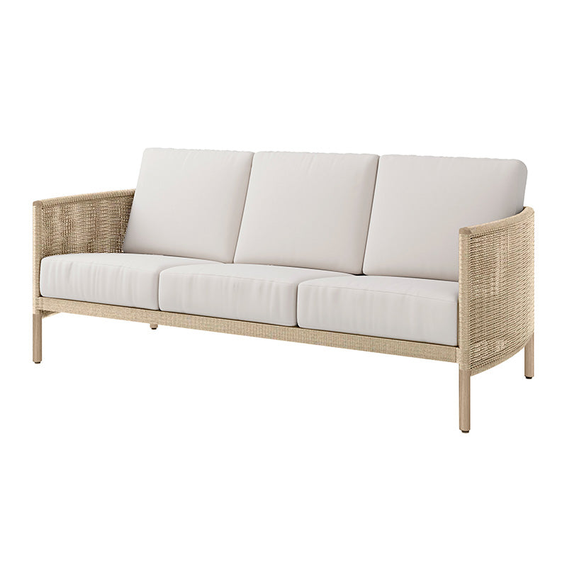 Orleans Sofa Outdoor Patio Wicker Cushion Lounge Couch