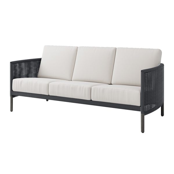 Orleans Sofa Outdoor Patio Wicker Cushion Lounge Couch
