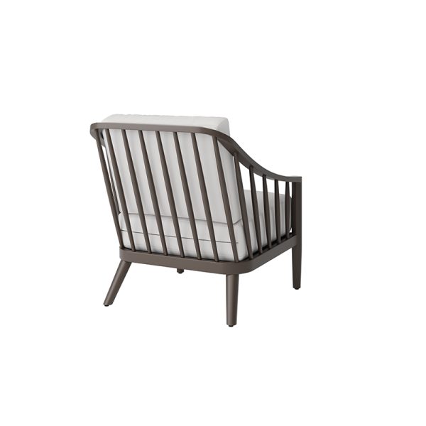 Palazzo Club Chair Outdoor Patio Aluminum Cushion Lounge Chair