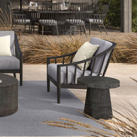 Palazzo Club Chair Outdoor Patio Aluminum Cushion Lounge Chair