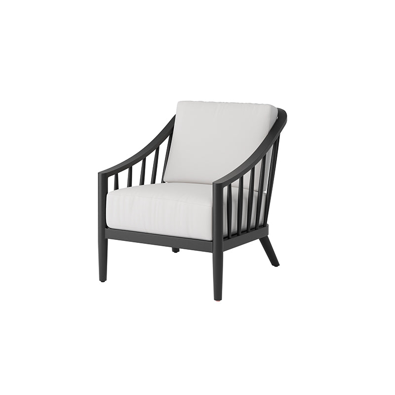 Palazzo Club Chair Outdoor Patio Aluminum Cushion Lounge Chair