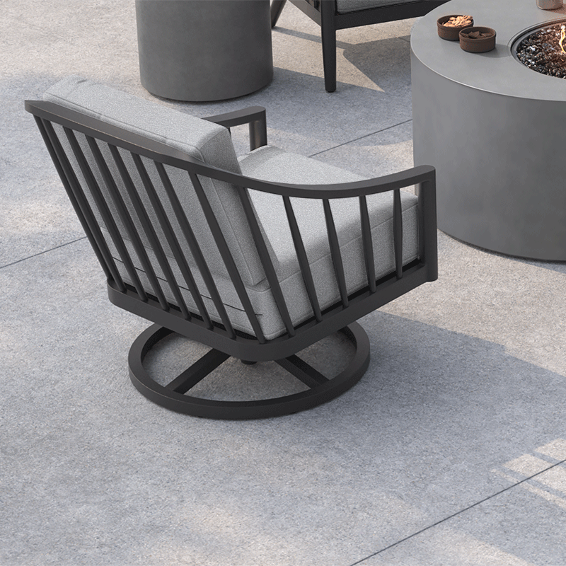 Palazzo Club Swivel Rocker Outdoor Patio Cushion Lounge Chair