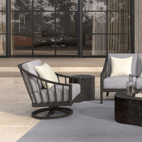 Tahoe End Table Outdoor Patio Stone Look Side Table